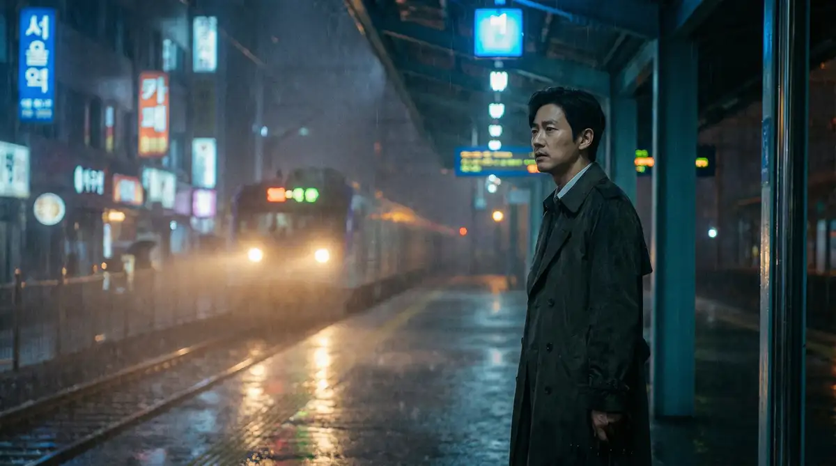 韩国伦理电影经典场景 - 雨夜车站，妈妈的朋友 馆藏影像